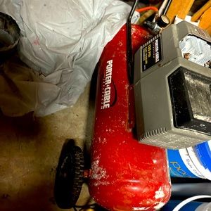 It’s a great air compressor, we just have to many! Works great! 750 OBO
